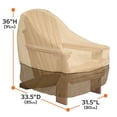 thumbnail image 2 of Tophomer Housse de Mobilier de Jardin Imperméable Housse de Chaise d'Extérieur Housse de Mobilier de Pelouse d'Extérieur Housse de Chaise de Patio, Couleur Multipliée, Taille, 2 of 4