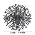 thumbnail image 3 of SLYNSHome Halloween Spider Web Pattern Placemat,Black Waterproof Oil Proof Heat Resistant Table Mat, Holiday Dining Kitchen Decor For Seasonal Parties, 3 of 7