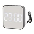 thumbnail image 2 of Battery Operated Digital Alarm Clock with Temperature & Date Display - Cordless AAA Powered, Large Clear LED Display for Bedroom, Desk, Office Batteries Not Included, 2 of 7