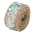 thumbnail image 2 of 2.5cm DIY Diamond Mesh Wrap Roll Crystal Rhinestones Chain Trim Ribbon Decoration (#05), 2 of 9