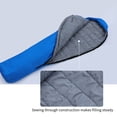 thumbnail image 3 of Saco de dormir de algodón para acampar para 3 estaciones, transpirable, repelente al agua y resistente al viento, 3 of 8
