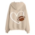 thumbnail image 4 of Bovemsi Sweatshirt for Women Fashionable Casual Solid Color Zipper Inner Pocket Rabobs Sleeve Zip Up Hoodie, 4 of 5