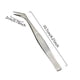 thumbnail image 5 of Vogacara Pinzas de 4 piezas de acero inoxidable pinzas herramienta de maquillaje Facial portátil para mujeres Kit de Clips de Ayudas para vestirse con gancho de botón, 5 of 6