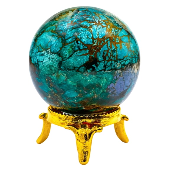 Chrysocolla Crystal Ball Sphere 1.5" Inches