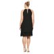 thumbnail image 2 of S.L. Fashions Women's Plus-Size Embellished Halter Neck Tier Dress, Black, 18W, 2 of 2