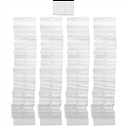 200Pcs Clear Plastic Label Holder Tag, Shelf Label Clip Removable Label