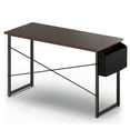 thumbnail image 5 of Topbuy 40" Industrial Computer Desk Study Writing Table with Storage Bag Coffee, 5 of 6