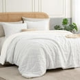 thumbnail image 2 of Twin Comforter Set - Super Soft Sherpa White Comforter for Twin Size Bed, Luxury Warm Bedding Set for Winter, Fuzzy Bed Set 2 Piece (1 Comforter, 1 Pillowcase), 2 of 13