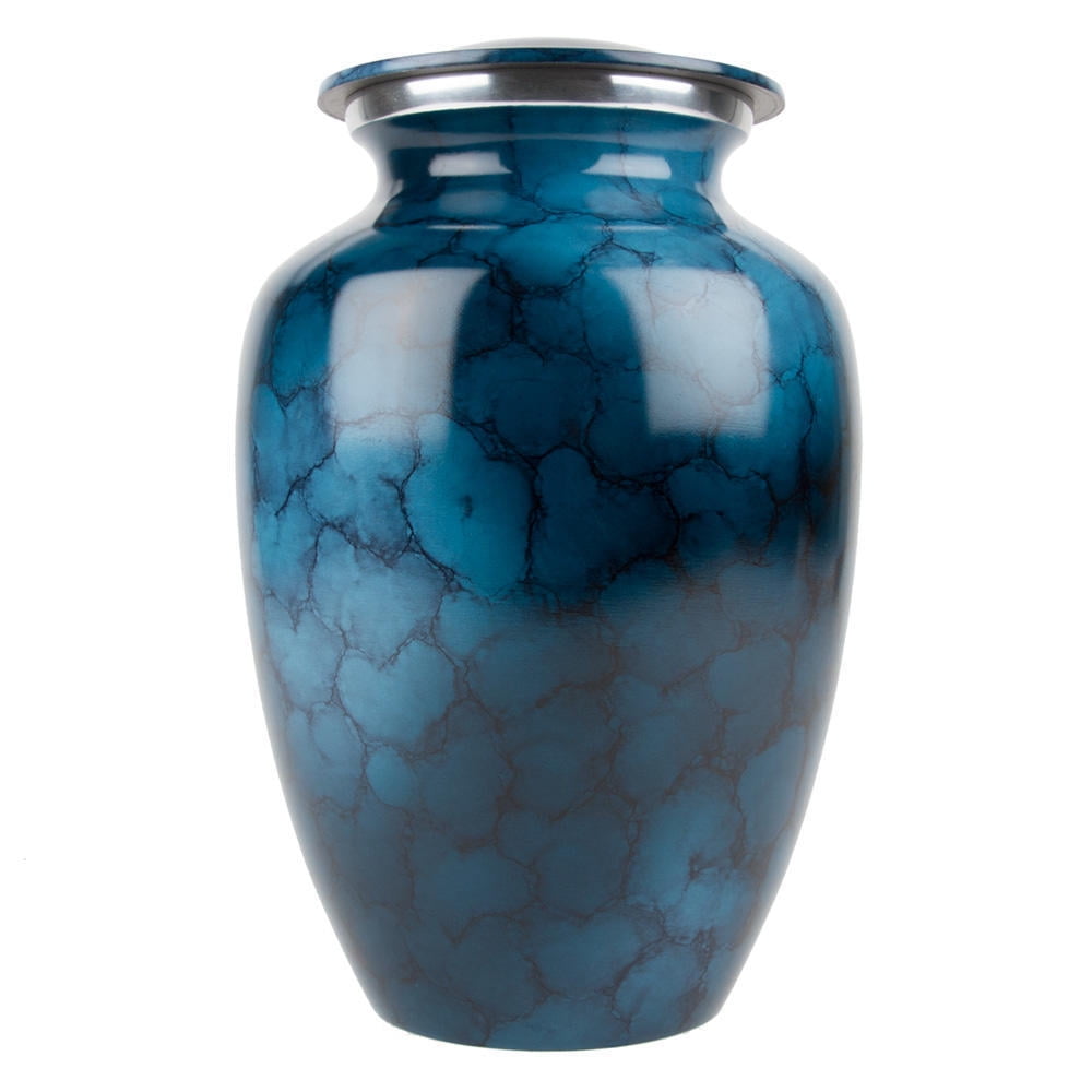 Perfect Memorials Extra Large Washed Denim Brushed Cremation Urn