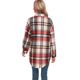 thumbnail image 4 of FIUFY Womens Casual Long Sleeve Button Down Shirts Loose Fit Plaid Shacket with Pockets, 4 of 4