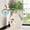 Beige, variant on Demi Bonn 63L Smart Plant Cat Litter Box Enclosure Furniture with Electronic Odor Removal System, Hidden Cat House Washroom with Detachable Door Curtain, Scoop, White