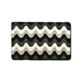 thumbnail image 3 of JilgTeok 2 Packs Non Slip Absorbent Bathroom Rug Mat Soft Polyester Carpet for Bedroom Entrance Floor Machine Washable 23.6x15.7in, 3 of 7
