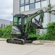 TYPHON TERROR XXV 2.7 Ton Mini Excavator with AC/Heater Cabin | 25.1 HP Kubota D1105 | Retractable Tracks