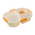 thumbnail image 2 of Caja Bento para estudiantes con borde, caja sellada para frutas y ensaladas, ideal para microondas, palillos y salsas., 2 of 5