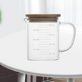 thumbnail image 1 of ziyahi Heat Resistant Glass Measuring Cup Freezer Safe Handgrip Measure Oven Tea 350ml, 1 of 7