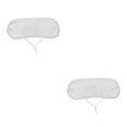 thumbnail image 4 of Baohd Machine Washable Castor Oil Pack Wrap for Easy Cleaning and Reuse White 33 x 11cm 2Set, 4 of 6