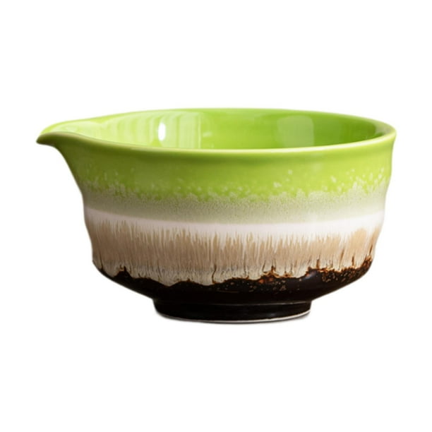 Ceramic Matcha Tea Bowl Ceremonía de cerámica Ceremonía de cerámica Ceremonía de té japonesa Mezcla para amigos de la familia para principiantes Multicolor