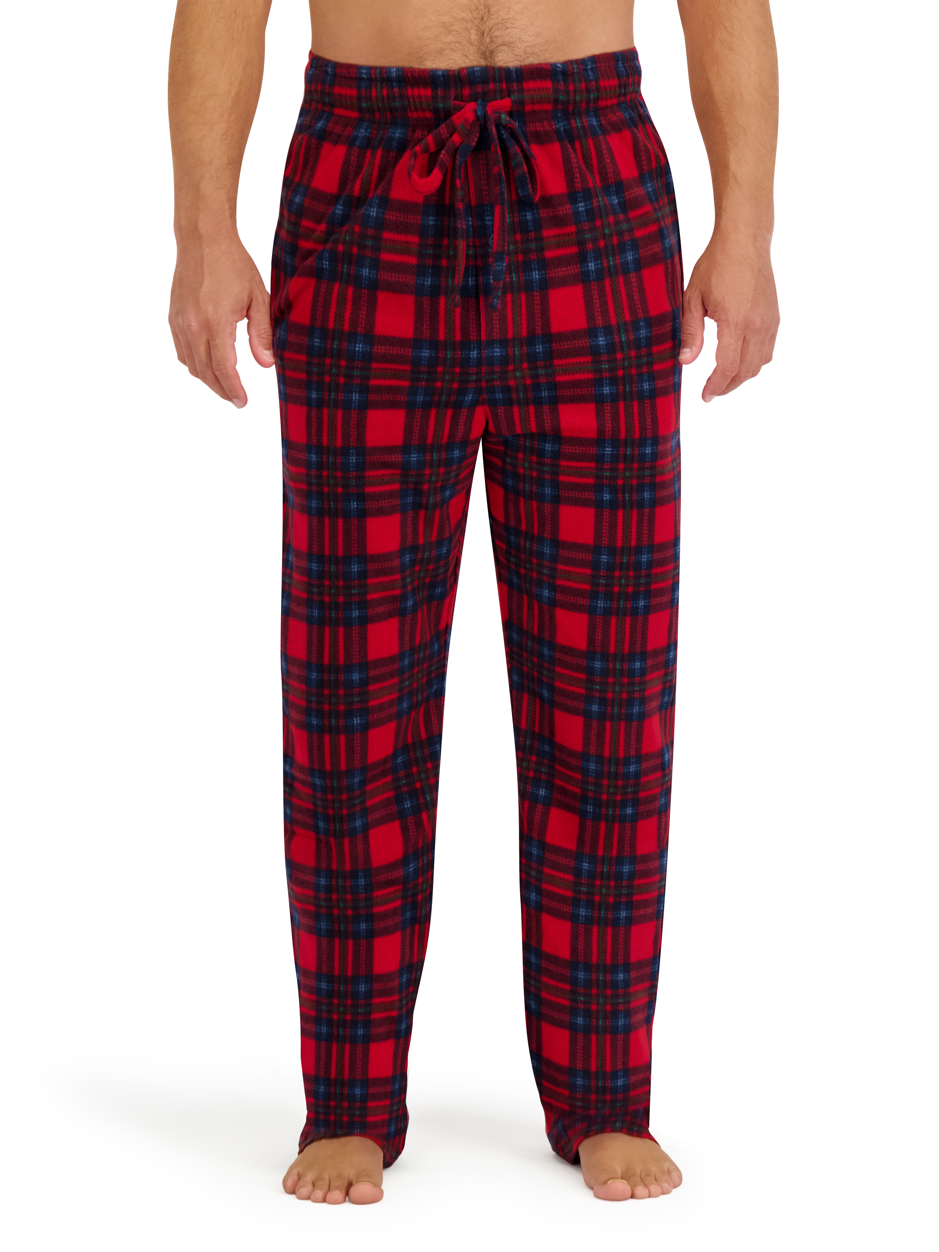 Hanes Men's Cozy Microfleece Pajama Sleep Pants, 2-Pack, Sizes S-2XL
