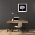 thumbnail image 3 of Frank, Assaf 15x15 White Modern Wood Framed Museum Art Print Titled - Zinnia flower, 3 of 4