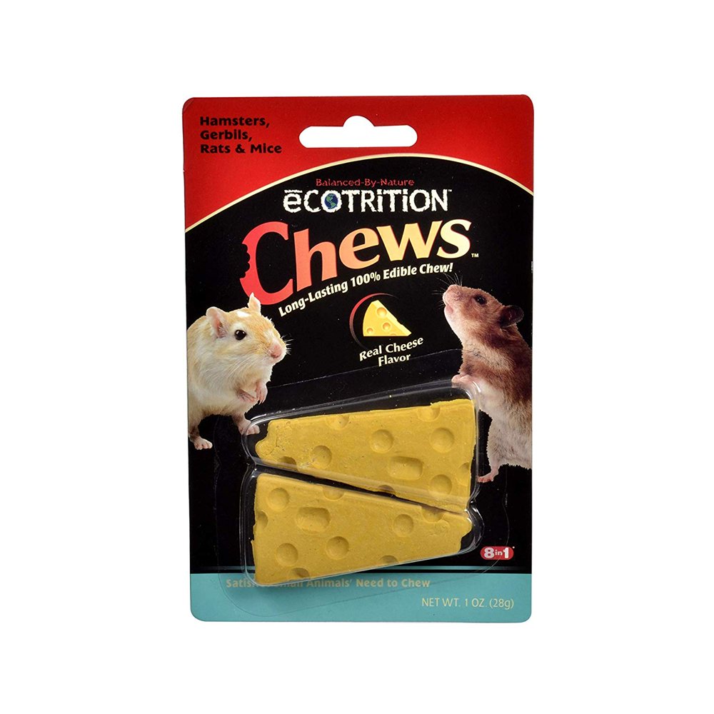 eCOTRITION Chews for Hamsters, Gerbils, Rats and Mice 1 Ounce, Edible