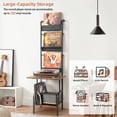 thumbnail image 4 of Olakee Record Player Stand with Vinyl Storage up to 200 Albums, Turntable Stand, 4 of 8