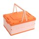 thumbnail image 2 of CaiYueKe Foldable Storage Box with Handle, Portable Organizer Basket for Home Camping Picnics, Collapsible Plastic Container for Toys Snacks Outdoor Gear, Multi-Purpose Ventilated Storage Bin, 2 of 7