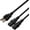 NEMA 5-15P to 2X C13, variant on Computer Power Splitter Cord, NEMA 5-15P to 2X C13 - C13 Y-Cable, Power Cord Y Splitter Cable - Power 2 Monitors at Once,5-15P to Dual C13 Y Splitter Power Cord (5-15P to 2XC13, 3ft/1m)