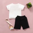 thumbnail image 2 of Boy?s 2Pcs Clothes Set, Flower Printed Short Sleeve T-shirt with Short Pants, 2 of 9