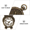 thumbnail image 2 of 1 conjunto de chenros temáticos de reloj Joyas de bricolaje que busca decoraciones vintage, 2 of 5