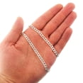 thumbnail image 4 of Genuine Solid Sterling Silver 5MM Cuban Curb Link .925 ITProLux Necklace Chains 16" - 30", Silver Necklace for Men & Women, Made In Italy, Capital Jewelry, 4 of 6