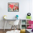thumbnail image 4 of Stupell Industries Transitional Playful Heart & Flowers Black Framed Giclee Art, 30 x 24, by LSR Design Studio, 4 of 8