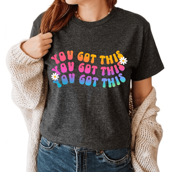Godmerch You Got This Crewneck Teacher Graphic Shirt, First Day of School Teacher Gifts, Back To School Tee