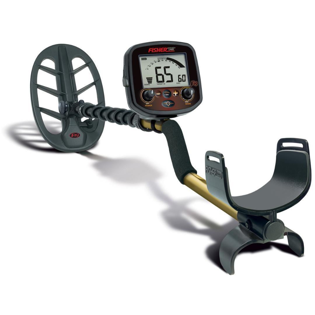 Fisher Research Labs F19 Metal Detector with 10" Waterproof DD Searchcoil, 19 kHz Operating Frequency