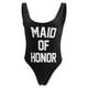 thumbnail image 2 of MAID OF HONOR Impreso Mujer Traje de baño Traje de baño Playa Traje de baño Monokini L Yuyangstore Traje de Baño de Maid of Honor, 2 of 8
