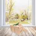 thumbnail image 1 of RENACLIPY Leopard Gecko Tank Hides Wooden Lizard Habitat Light Brown Accessories 1Pack, 1 of 6