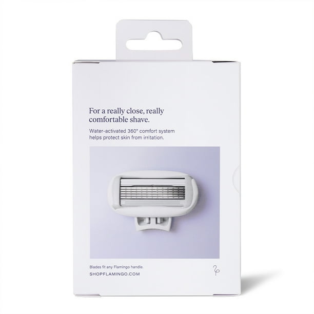 Flamingo Women's 5Blade Razor Blade Refill Cartridges, 8 Count