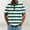 #Green, variant on DPTALR Men's Stripe Gradient Print Casual Short Sleeve Shirt,Blue,Big Men's,Tall Men's L,Young Men's T-shirt