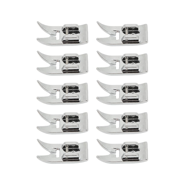 10PCS Presser Foot Multifunction No Screwdriver Needed Stainless Steel Universal Presser Foot