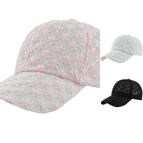 LiuXxxx Women Unisex Solid Lace Mesh Outdoor Knit Hat Winter Warm Casual Cap Pink