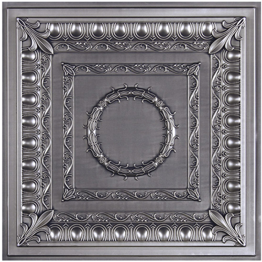 Regal Ceiling Tile - Antique Nickel - Box of 10
