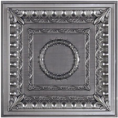 Regal Ceiling Tile - Antique Nickel - Box of 10