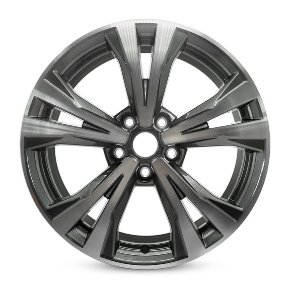 For Nissan Rogue OEM Design Wheel 18" 18x7 2017-2020 Machined Charcoal Single Replacement Rim