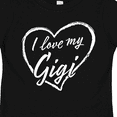 thumbnail image 4 of Inktastic I Love My Gigi in White Chalk Heart Boys or Girls Toddler T-Shirt, 4 of 5