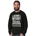 thumbnail image 5 of A Day Without Video Games Long Sleeve TShirt Men Women Brisco Brands X, 5 of 6