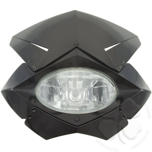 Rebel Street Fighter Black Universal Cowling Headlight Fairing Stunt Light