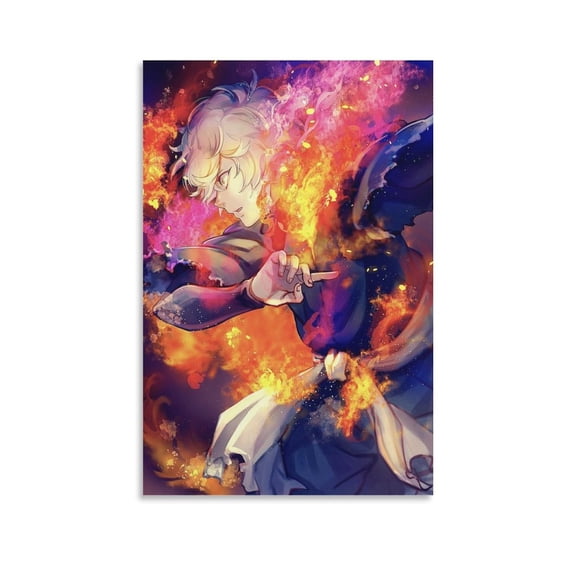 Gabimaru - Hell's Paradise Jigokuraku Poster Canvas Poster Wall Art Picture Prints Hanging Photo Gift Decor Home Posters Artworks 16x24inch(40x60cm)