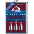thumbnail image 3 of NHL Colorado Avalanche - Champions 23 Wall Poster, 22.375" x 34" Framed, 3 of 5
