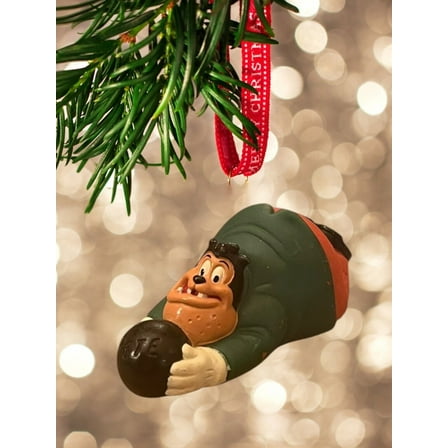 ORNAMENT Disney Goof Troop Bowlers Goofy Pete Movie 1992 Racer Figure 3”
