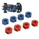 thumbnail image 1 of Hexágono De Rueda RC, 8 Piezas De aleación De Aluminio, Cubo Hexagonal De Tracción De Rueda De 12 Mm Con Pasadores Para Piezas De Actualización De Automóvil Modelo Redcat 1/10, 1 of 7