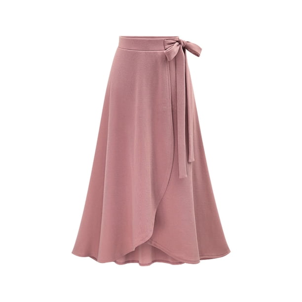 Sonducket maxi negra sólida sofisticada y sexy para mujeres adultas negra midi larga Faldas Mujer rosa XL 1 Type3 NO3